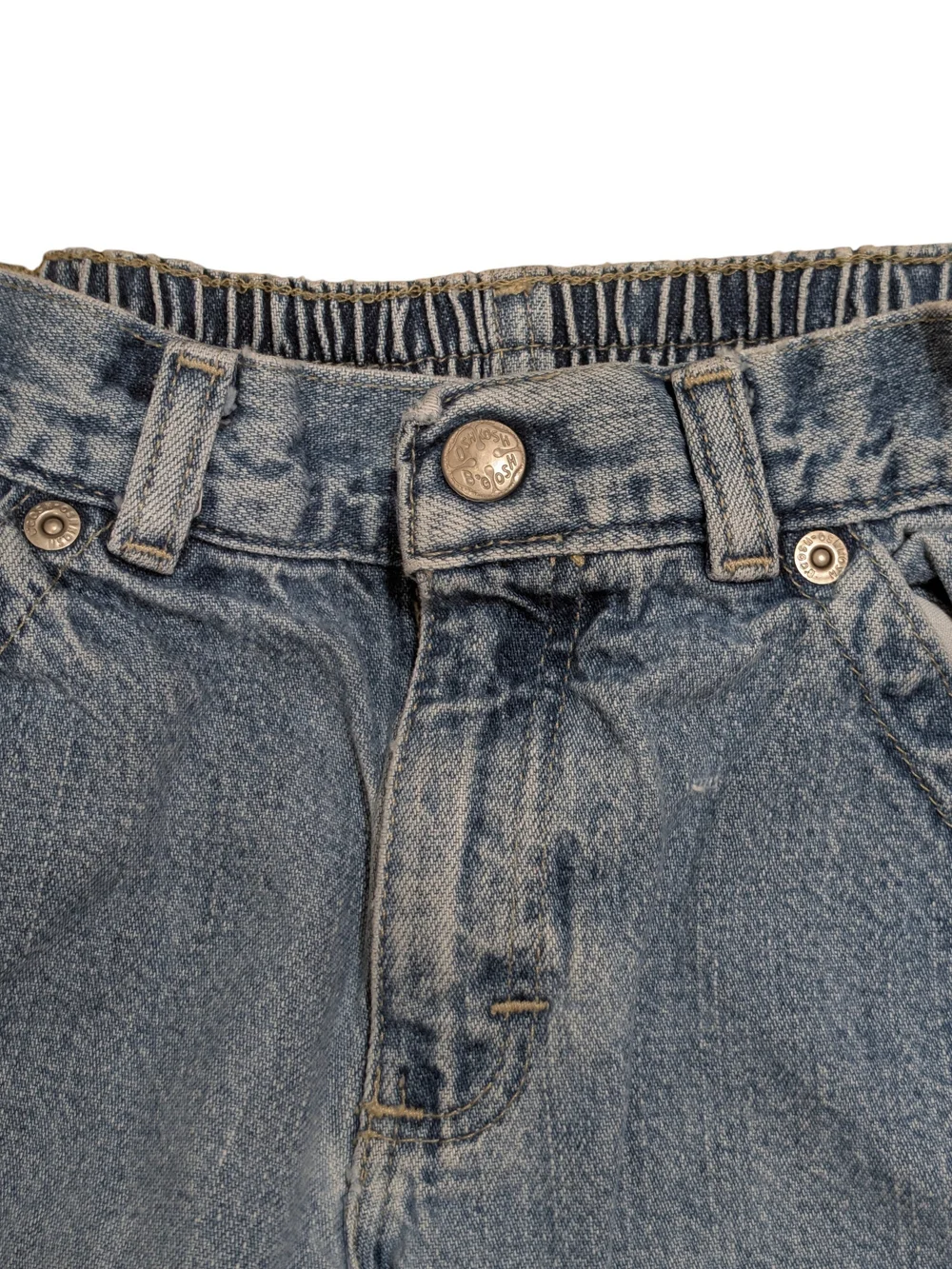Vintage 90s OshKosh B'gosh OKB Carpenter Jeans Kids Size 6 Hammer Loop Denim